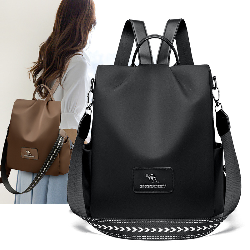 Capacious fashionable universal backpack for traveling