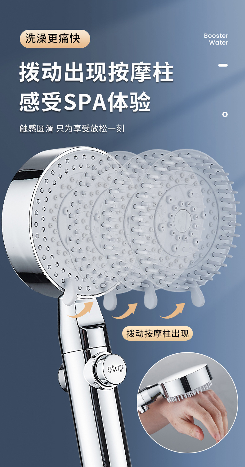 Pressurized shower head, shower filter, bath faucet, bathroom heater, bath hose stand, showerhead set undefined