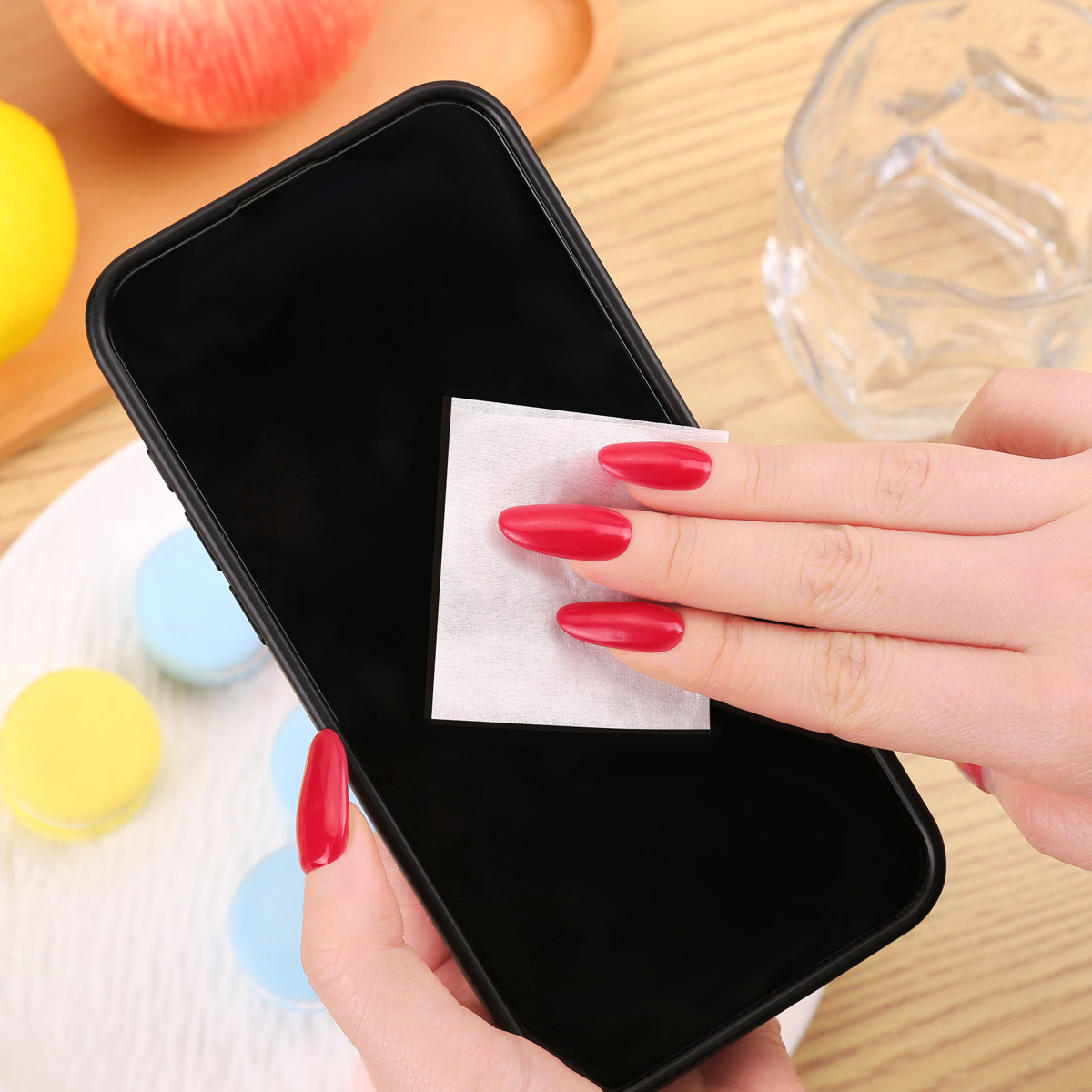 Toallitas húmedas para gafas, toallitas húmedas para pantallas de teléfonos móviles, toallitas húmedas desechables anti-nebble, toallas de papel para lentes, toallas de limpieza al por mayor