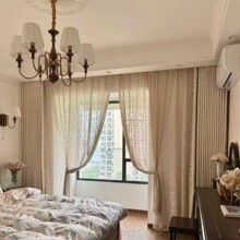 法式现代简约轻奢双面莫里斯花窗帘民宿田园窗帘布艺窗帘遮光帘