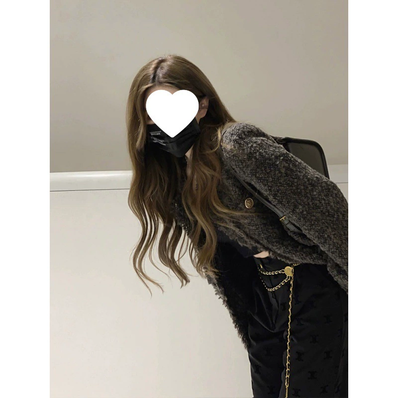 Demi-season jacket, Chanel style, increased thickness, oversize