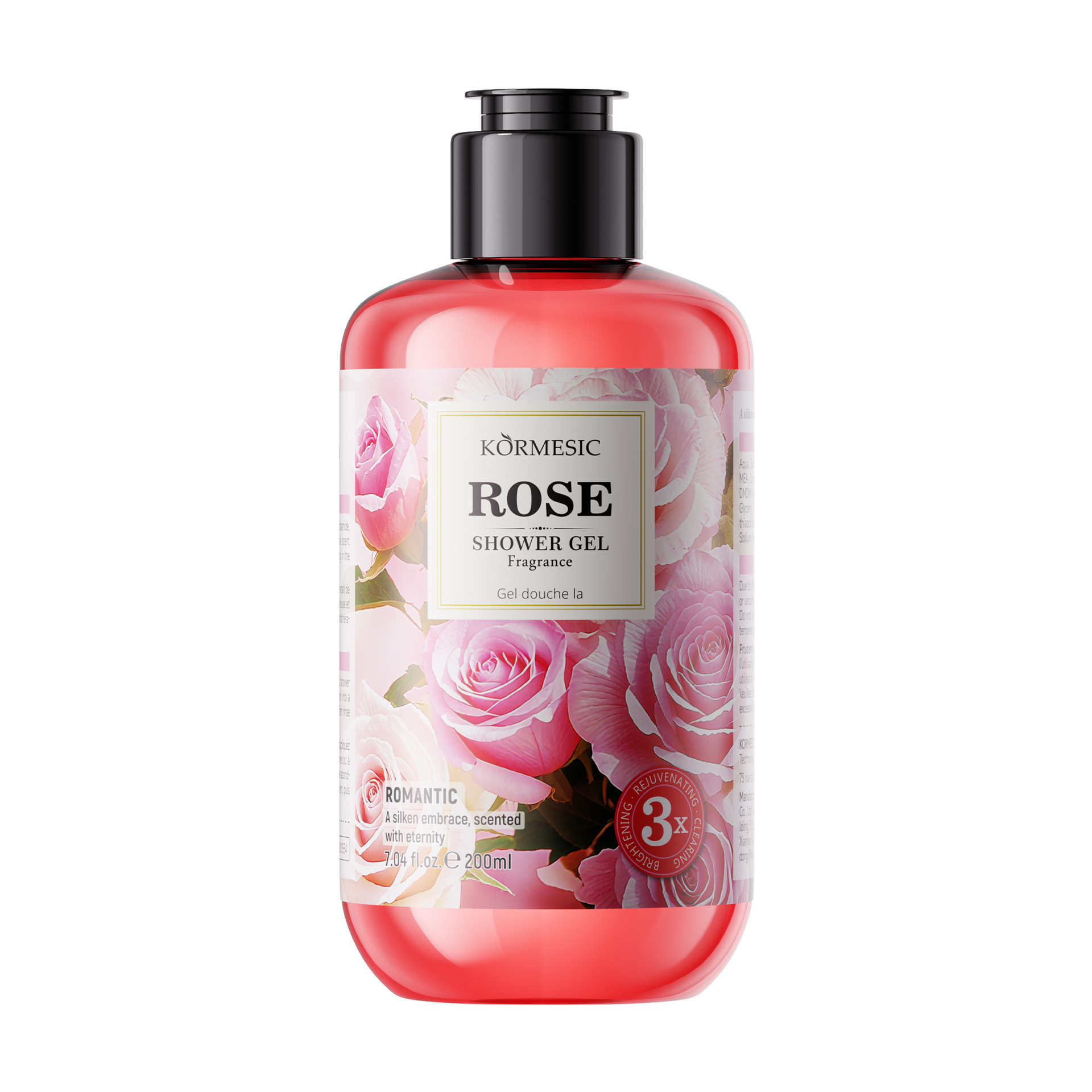 KORMESIC completo Inglés flor fragrancia gel de ducha serie de gel de ducha comercio exterior fábrica transfronteriza al por mayor image 9