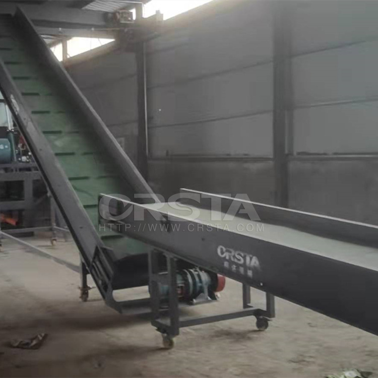 深圳全自动PET矿泉水瓶塑料破碎清洗回收机器，PET扒纸塑料机