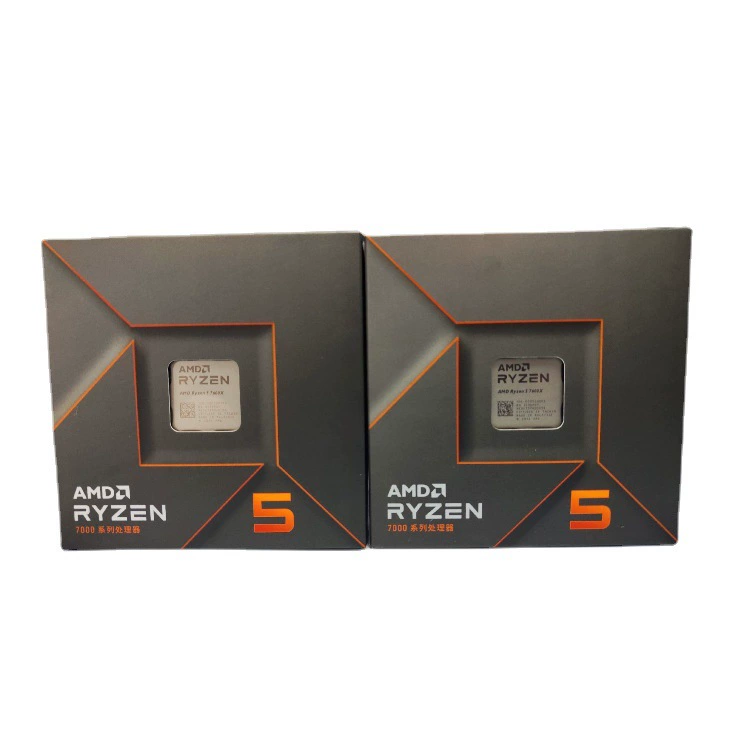 Процессор AMD Ryzen 7, серия 7000, сокет AM5, R5 7500F, новый без упаковки (loose box)