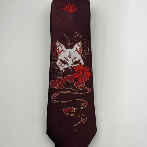 Two-dimensional Japanese nine-tailed fox tie JKDK uniform shirt hand-made all-match fashionable nine-tailed fox tie