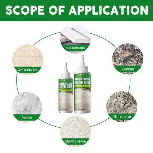 Jue-Fish Stone Polishing Agent, Marble Honing Nano-Crystalline Liquid, Tile Scratch Repair and Enhancement Restorer