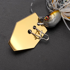 鬍鬚佬擋水板擋草14g 18g路亞餌防掛複合旋轉亮片假餌JIG鬍鬚佬