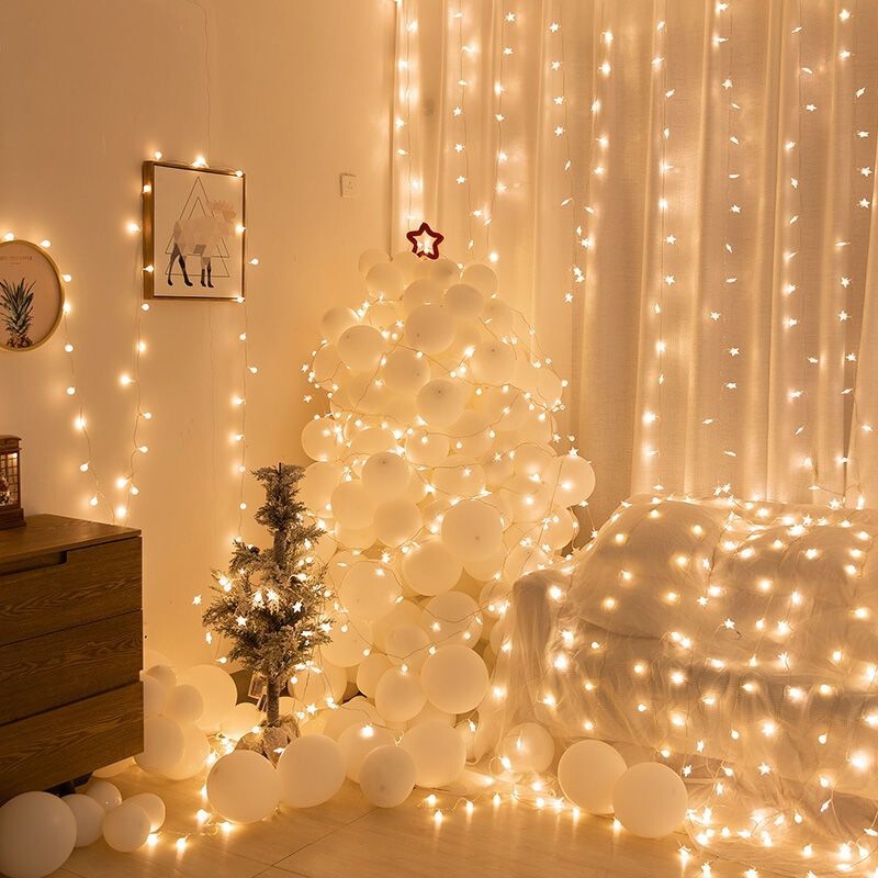 Led Star Lights, Small Colorful Lights, Flashing String Lights, Fairy Lights for Birthday Room, Bedroom, Camping Ambiance Decoration