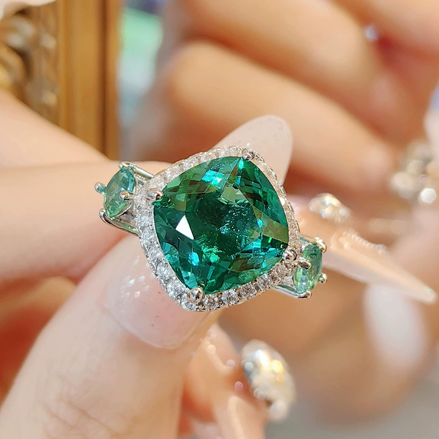 П pendant из сапфира королевский, серьги, кольцо, набор