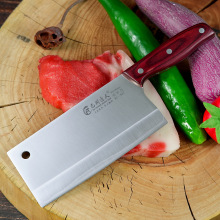 家用菜刀9Cr18Mov三层复合钢手工锻打厨房刀具锋利切肉切片刀