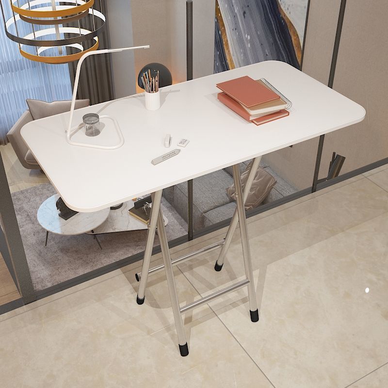 Mesa plegable simple portátil rectangular contra la pared pequeña mesa dormitorio de alquiler mesa de comedor pequeña mesa cuadrada al aire libre