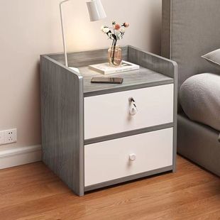Bedside Table Bedroom Household Simple Modern Simple Storage Locker with Lock Small Storage Rack Mini Cabinet Cross-border