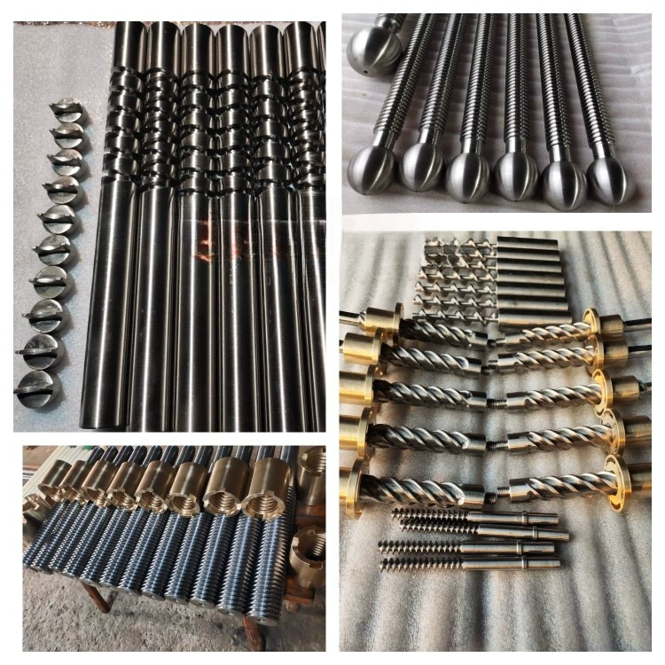 Индивидуальный винтовой стержень, винтовой стержень, трапециевидная гайка винтового стержня, возвратно-поступательный винтовой стержень, комплект гаек винтового стержня, шнек