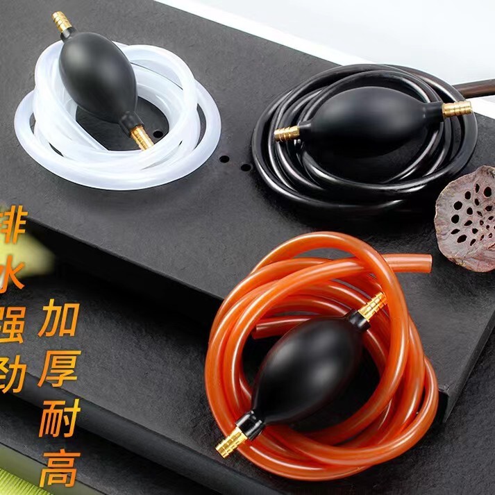 Tea tray drain pipe with absorbent ball silicone copper connector coffee table drain pipe hose tea ceremony universal tea table tea table tea table