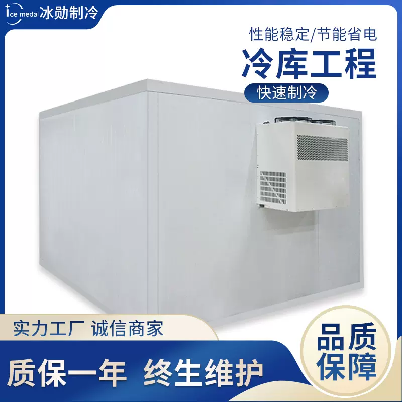 冰勋制冷商用生鲜保鲜设备 大型冷藏库冷冻库渔业冷藏保鲜速冻库