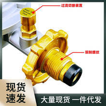 家用液化气钢瓶煤气罐调压器带表防爆减压阀调压阀煤气表阀门