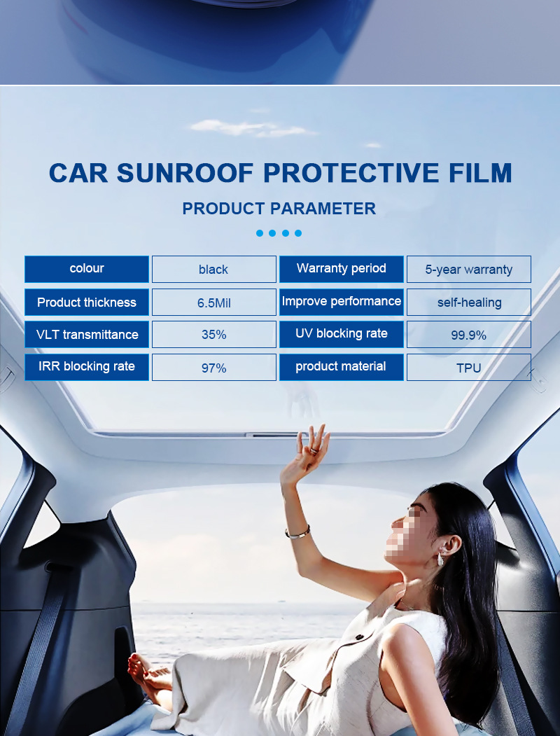 Carlaissl Tpusunroof Ice Armor Heat Insulation Film Car Roof