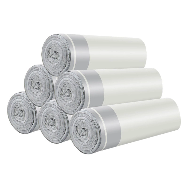 Мешок для мусора с ароматом апельсина и шнурком от комаров, бытовой утолщенный, очень толстый, не легко сломать, очень большой кухонный мешок для мусора