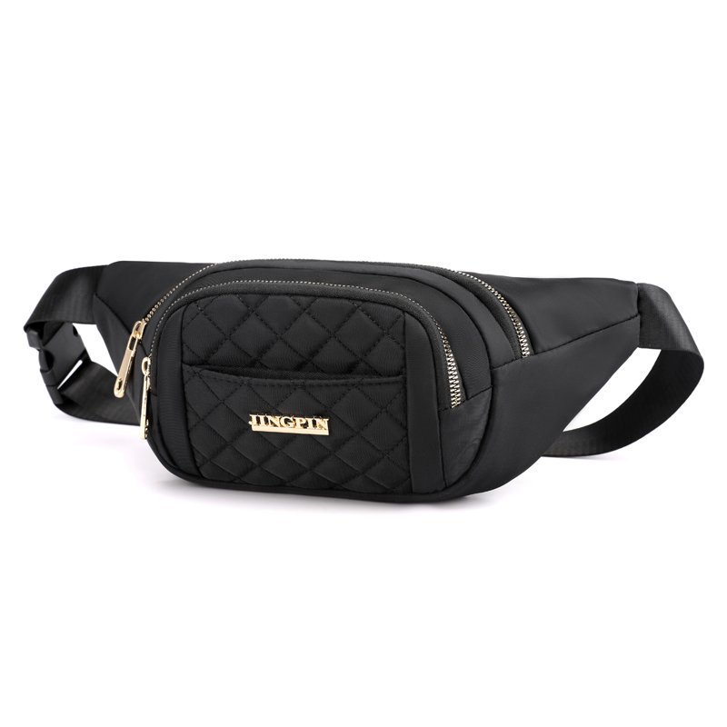 Bolsita de diamantes de hilo bordado nuevo transfronterizo, bolso de pecho de mujer de moda multicapa, cambio, cajero, bolso comercial de gran capacidad