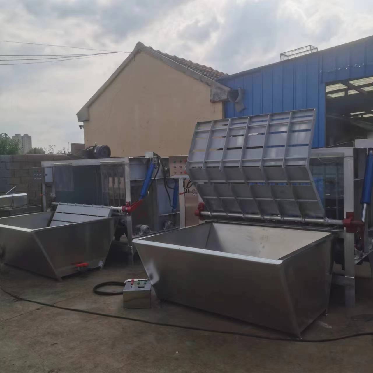 各种型号整猪打毛机去猪毛干净液压300型大母猪脱毛机