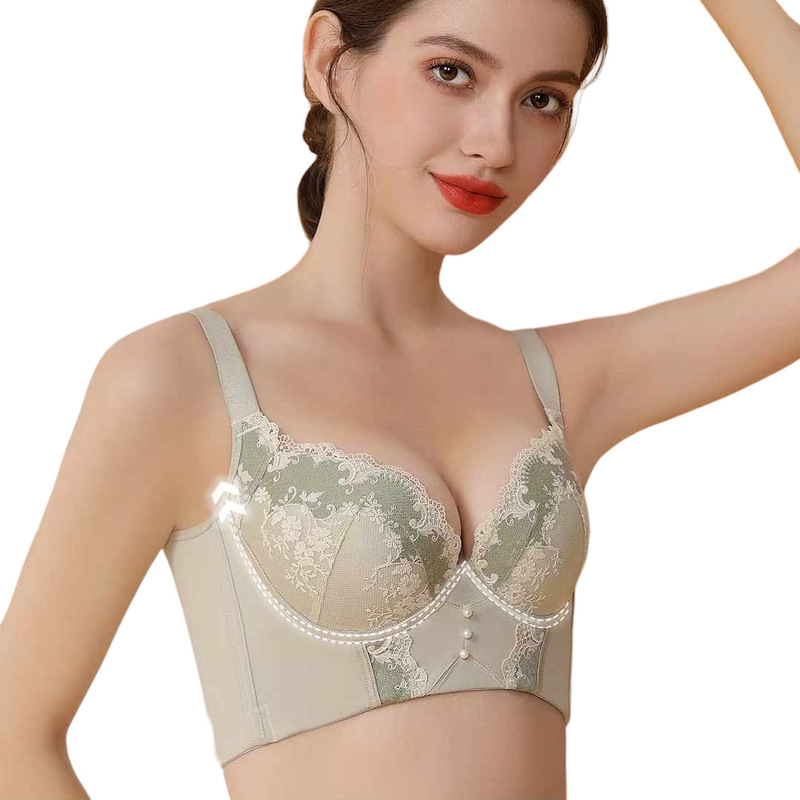 Beauty Salon Small Breast Push-up Essential Oil Thick Cup Underwear Memory Soft Steel Ring Adjustable Push-up Side-up Women's Sexy Bra Beauty Salon Small Breast Push-up Essential Oil Thick Cup Underwear Memory Soft Steel Ring Adjustable Push-up Side-up Women's Sexy Bra