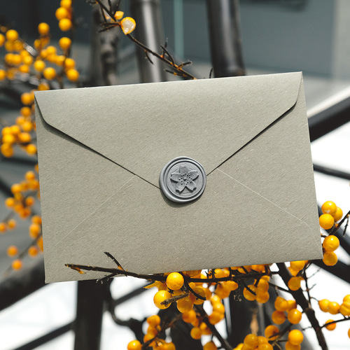 Retro grass scented paper INS white color postcard envelope invitation greeting card envelope wholesale