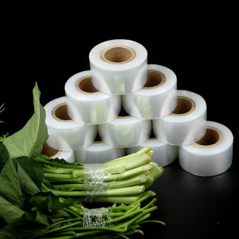 超市捆菜膜 扎菜膜生鲜捆扎膜 打称捆绑膜 新款果蔬包扎膜垒德株