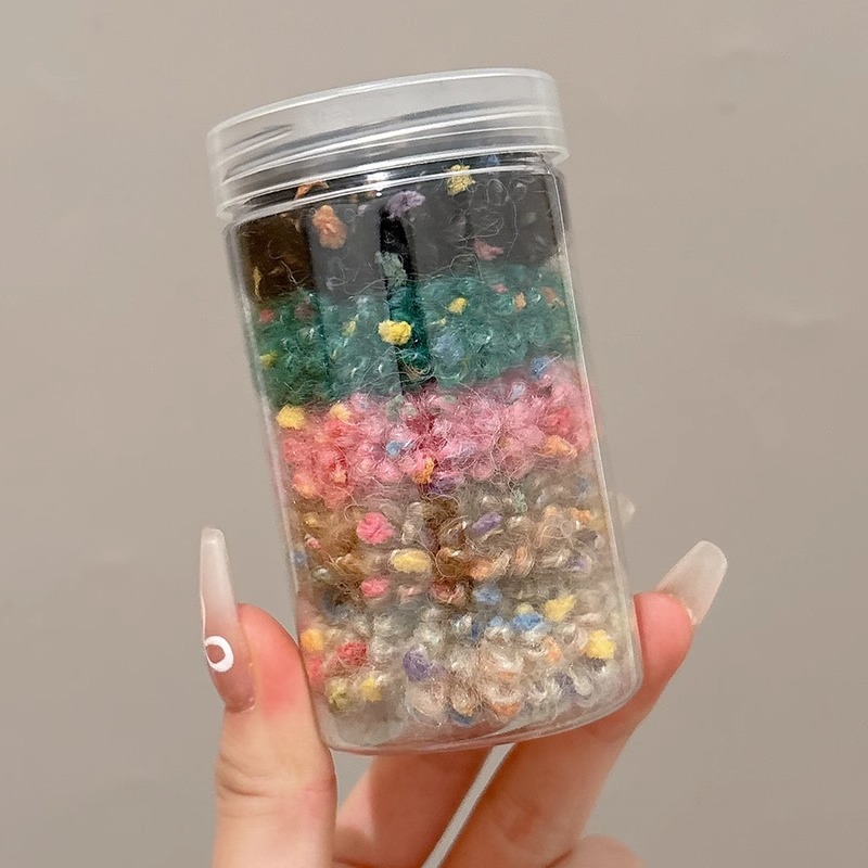 Alta elasticidad gruesa y gruesa cuerda de cabeza de anillo de cabello para mujeres 2025 nuevo otoño y invierno alta cuerda de cabello de cola de cabello atada banda elástica de cabello