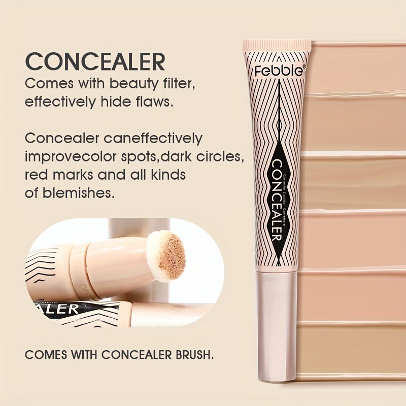 USHAS Cross-Border Hot Sale Concelador Base Liquido Durable No Adhesivo Polvo Brillante FS373B