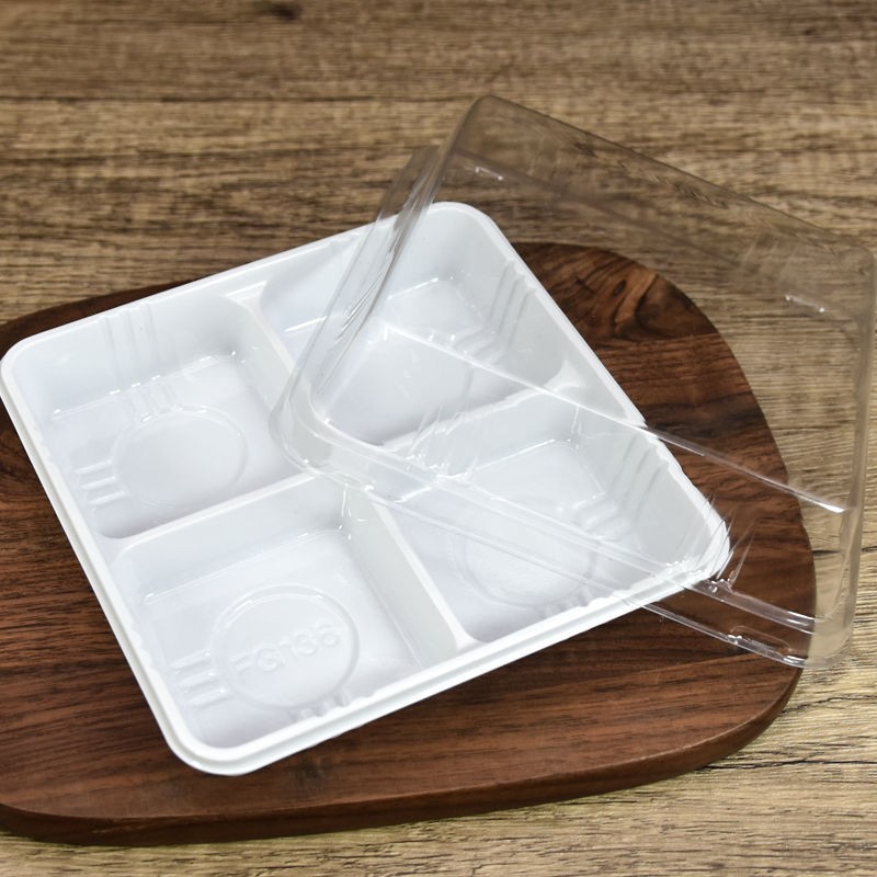 4粒6粒麻薯盒麻薯面包泡芙蛋黄酥蟹小方雪媚娘西点吸塑打包包装盒