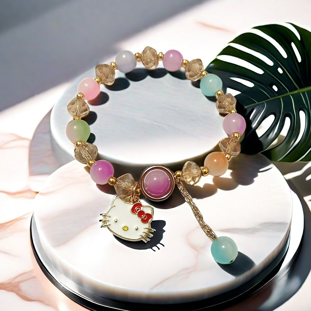 KT05 레드보우 KT 고양이팔찌