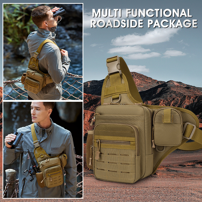 Bolsa de transporte de viaje de ocio bolso de hombro ligero y práctico bolso de viaje al aire libre bolso de hombre bolso de bote de agua bolso táctico bolso de pecho