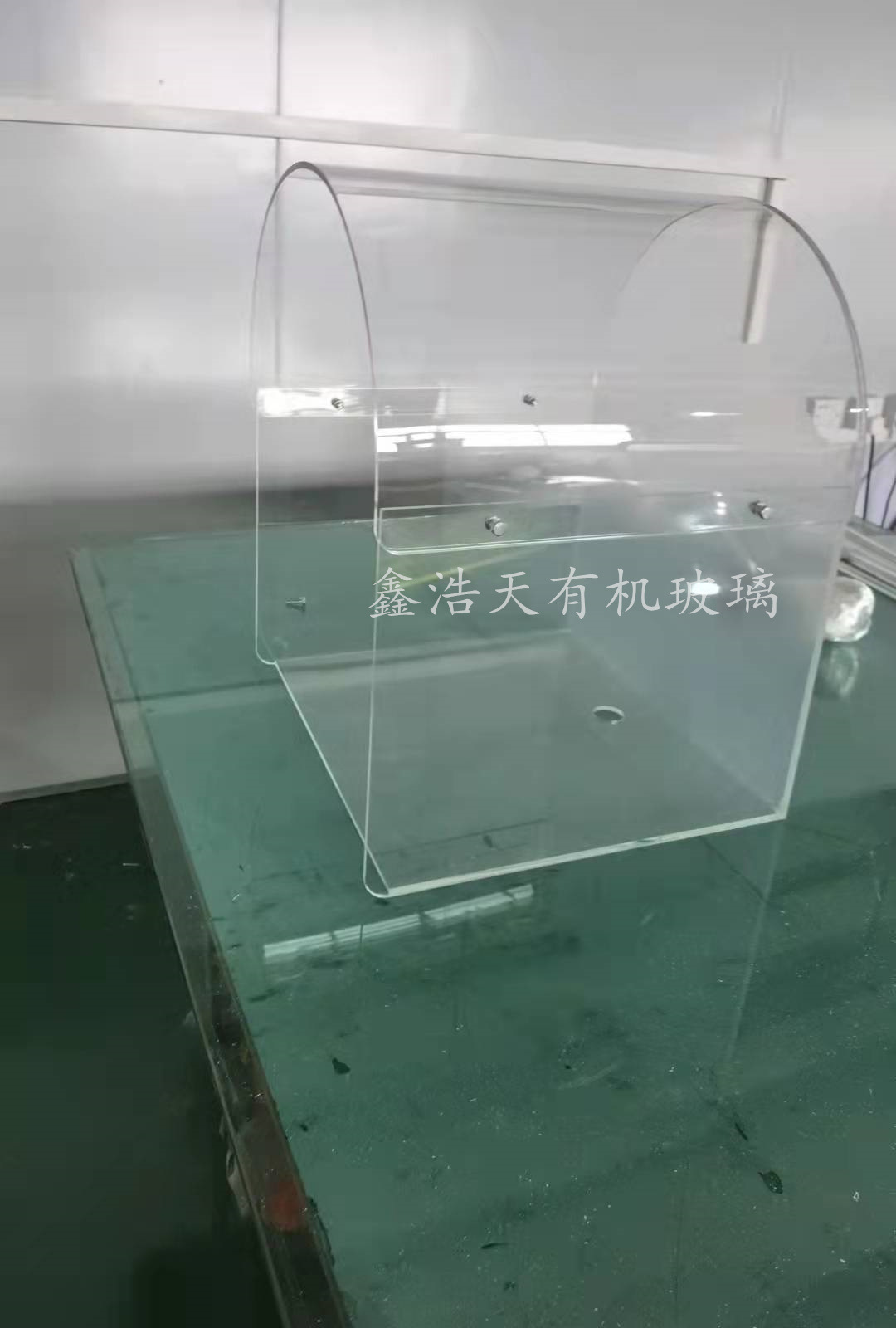 亚克力透明加深电话罩公用电话亭街道防尘罩有机玻璃校园电话亭