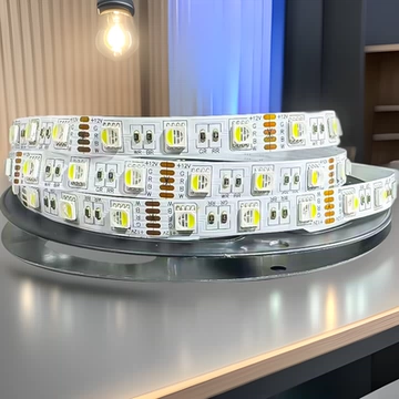 5050RGBWLED一米60灯条幻彩四合一12V全彩家庭装饰led灯箱可调光