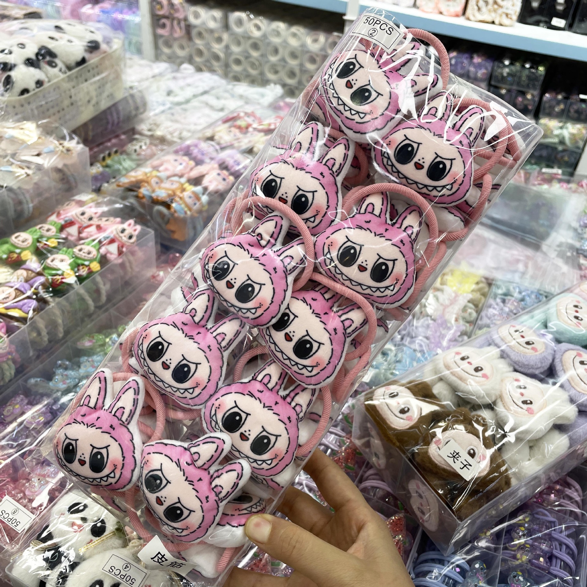 Cute Labubu Girls Hair Tie Hair Tie Children and Students Cartoon…