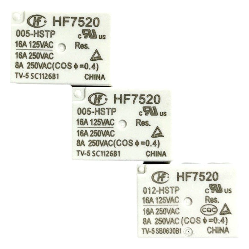 HF7520-005-HSTP Реле Hongfa HF7520-012-HSTP одно нормально открытое 4 фута 16A высокая нагрузка