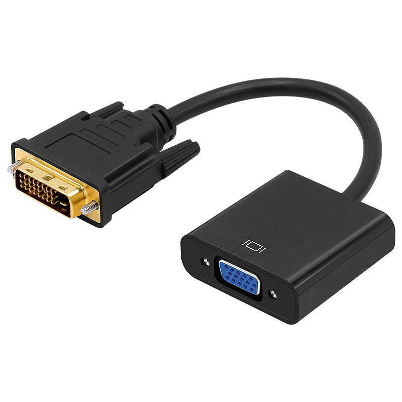 Конвертер DVI в VGA, DVI24+1 на VGA с чипом, DVI-D в VGA