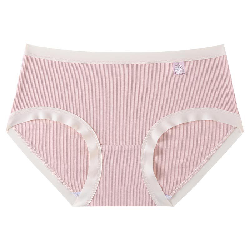 Las niñas japonesas ropa interior algodón entrepierna antibacteriana triángulo pantalones cortos cabeza cintura media Niñas Ropa interior sin costuras al por mayor