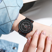 抖音快手同款高中生超薄手表男士中学生潮流初中指针表新概念男表