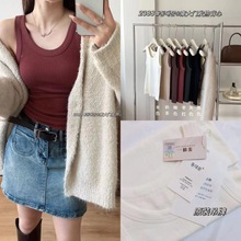 韩国2388东大门发热毛圈背心女加绒加厚显瘦百搭保暖打底背心式