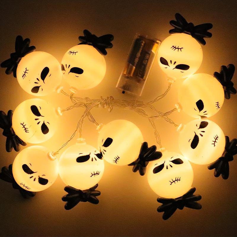 アマゾンクロスボーダー新型ledハロウィーン鬼顔灯串幽霊usb電池カラー灯パーティー装飾祝日灯|undefined