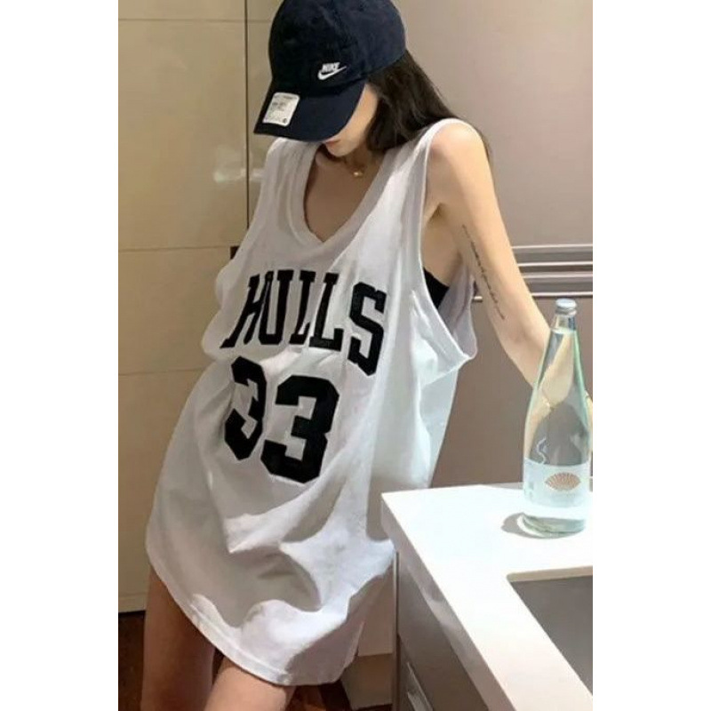 美式重磅个性复古潮流ins宽松街头运动篮球外穿无袖上衣夏季背心