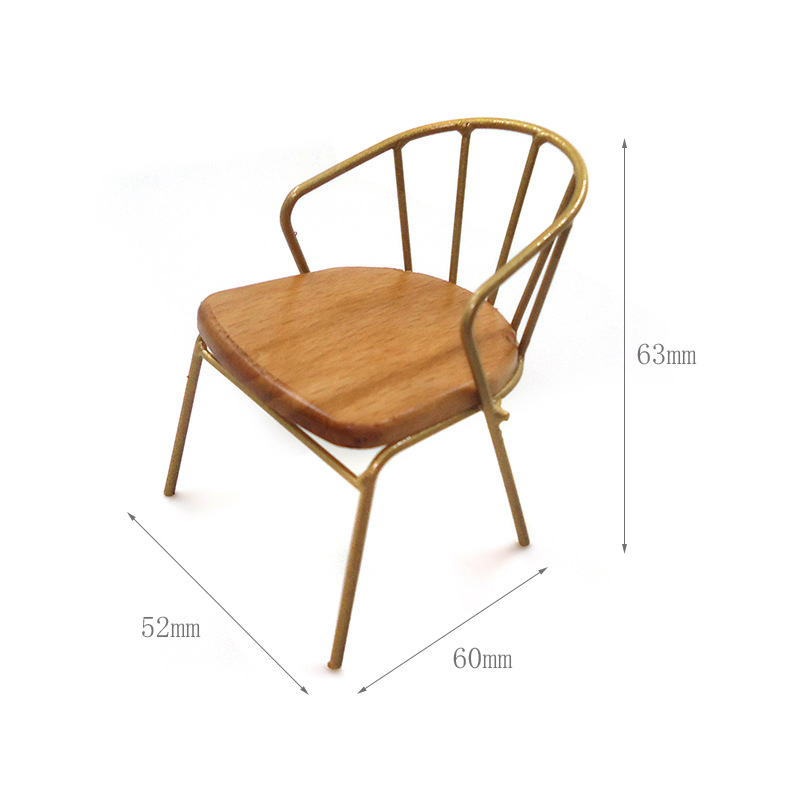 1:12 Dollhouse accesorios Dollhouse mini ocio al aire libre silla modelo simulación vida escena