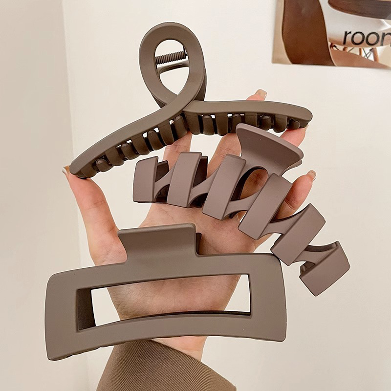 Clip de agarre simple y de gran tamaño para mujer, clip de tiburón, horquilla, clip de cabello de alta calidad, tocado, horquilla