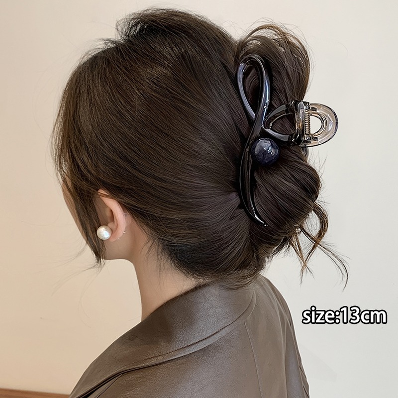 Clip de cabello grueso, cabello super grande, clip de cabello, cabeza posterior, clip de tiburón de alto nivel, tocado, clip de cabello para mujeres