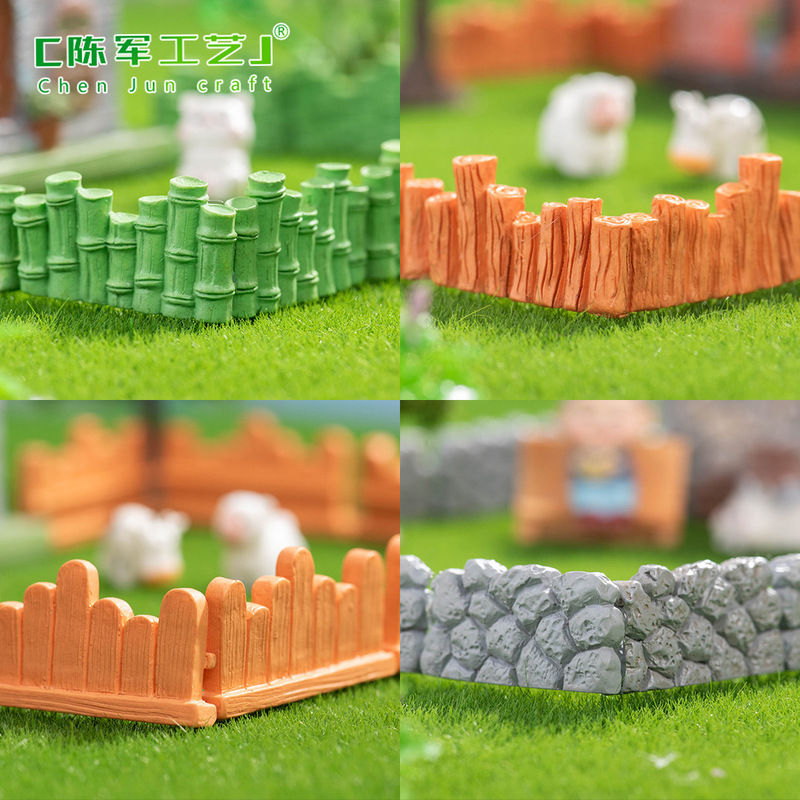 Micro-Landscape Creative Wooden Board Bamboo Fence Fence Gardening Landscaping DIY Decoration Accessories Ecological Bottle Small Ornaments Micro-Landscape Creative Wooden Board Bamboo Fence Fence Gardening Landscaping DIY Decoration Accessories Ecological Bottle Small Ornaments