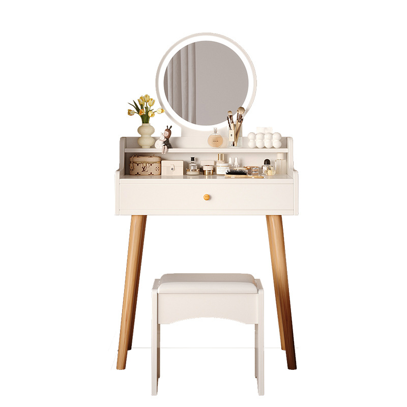 Comedor de tocador pequeño y moderno y minimalista dormitorio mini 2025 nuevo alquiler de habitaciones pequeñas mesas de maquillaje simples