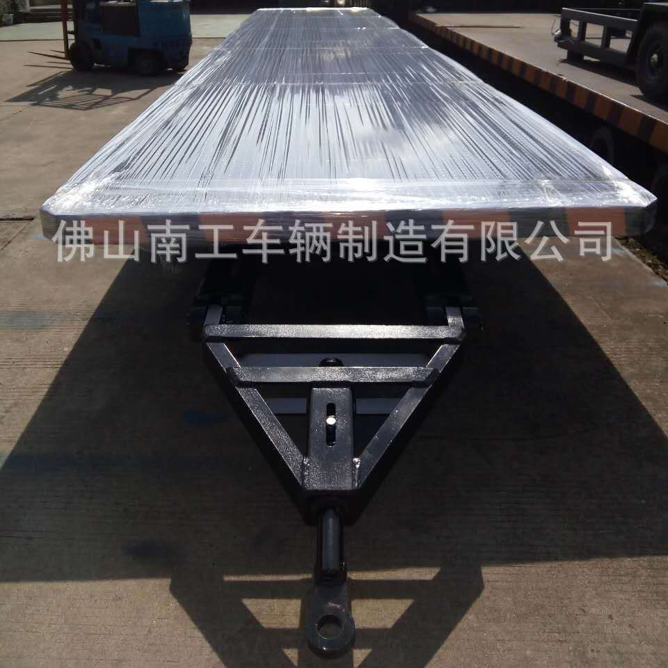机场行李用搬运装卸平板车 无动运输工具车