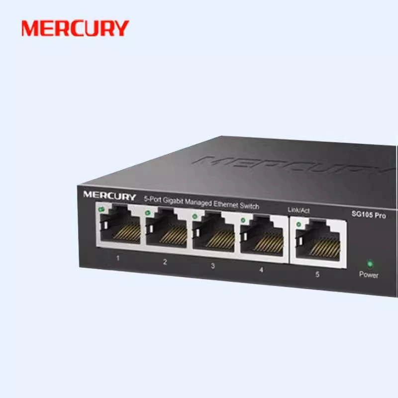 Меркурий Меркурий SG105 Pro 5-портовый гигантский сетевой коммутатор с VLAN разделением веб-порт управление