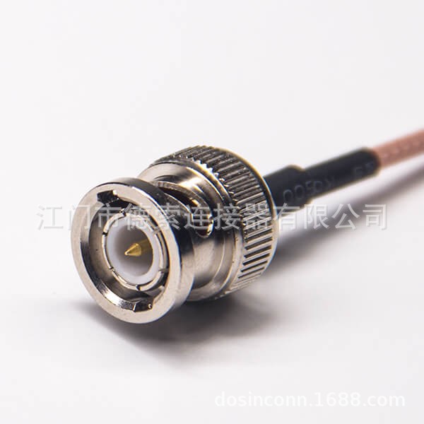 厂家供应德索n母头四方连接器转bnc直式公头射频线接线10cm